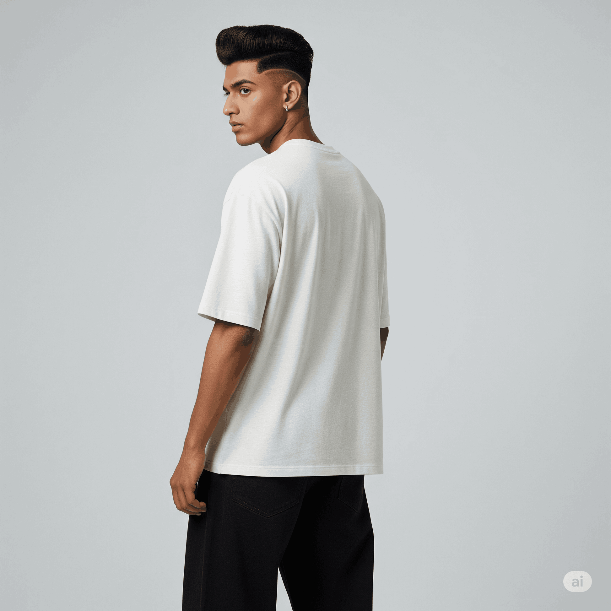 Normless Originals Oversized T-Shirt in Beige — Signature Edition