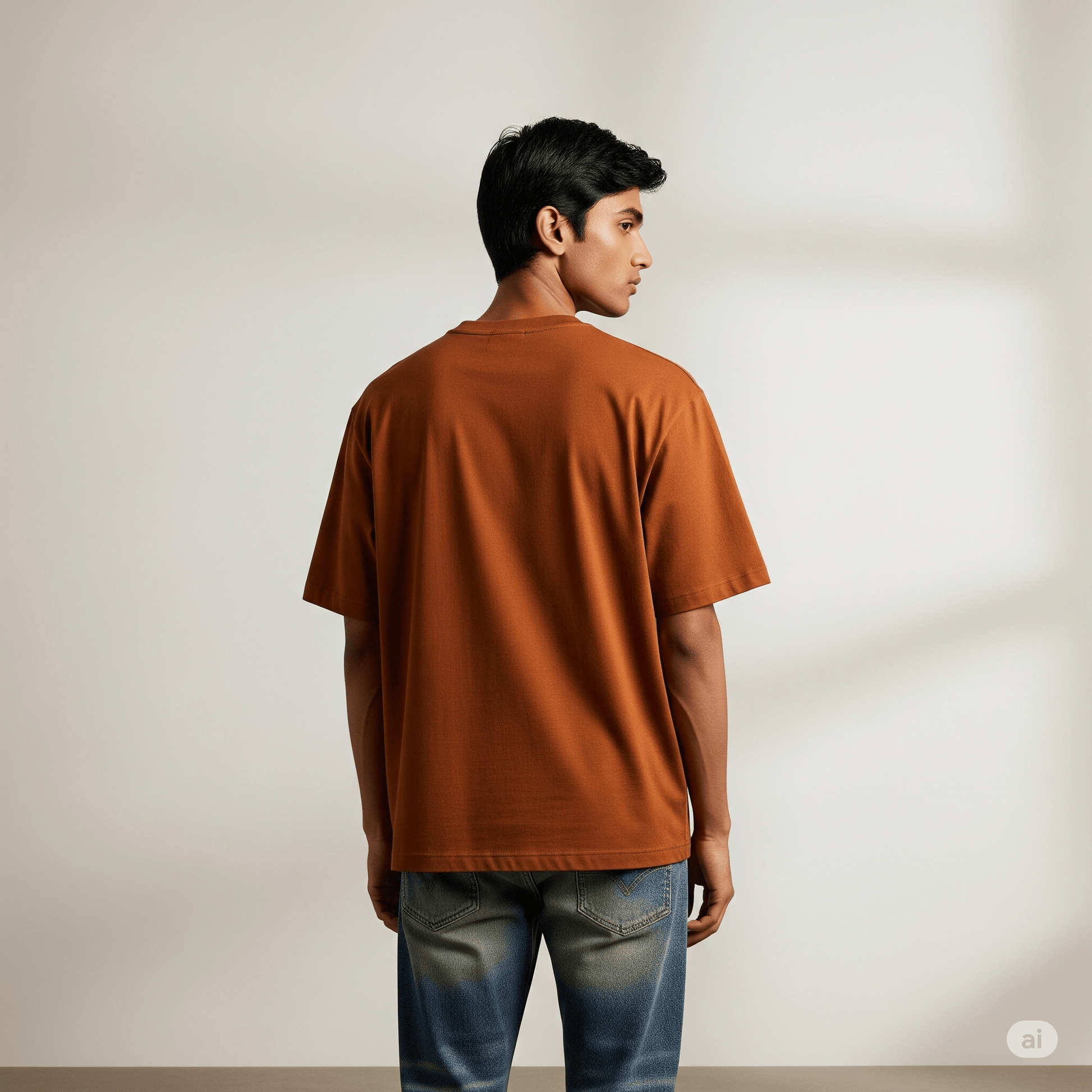 Normless Originals Oversized T-Shirt in Brown — Signature Edition