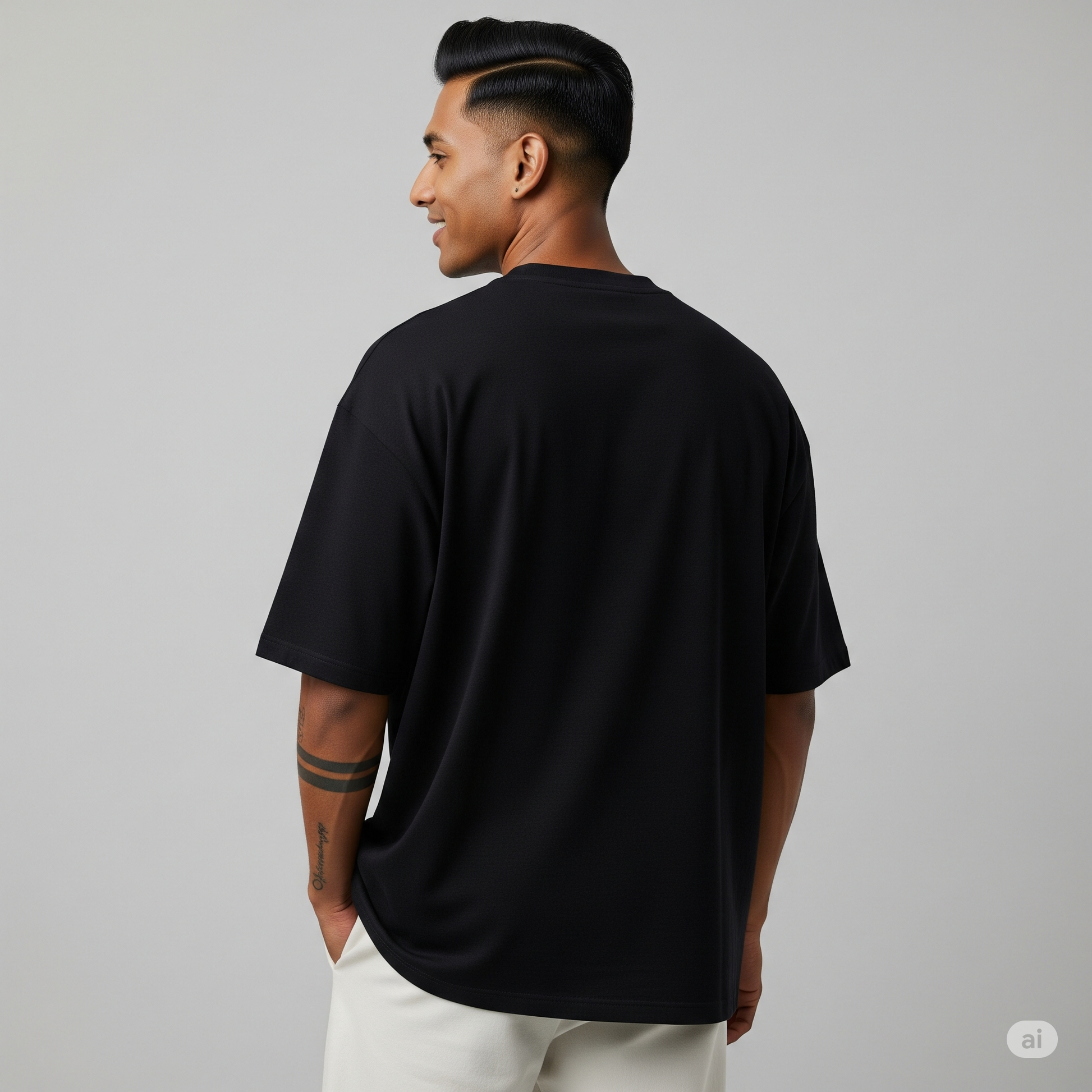 Normless Originals Oversized T-Shirt in Black — Signature Edition