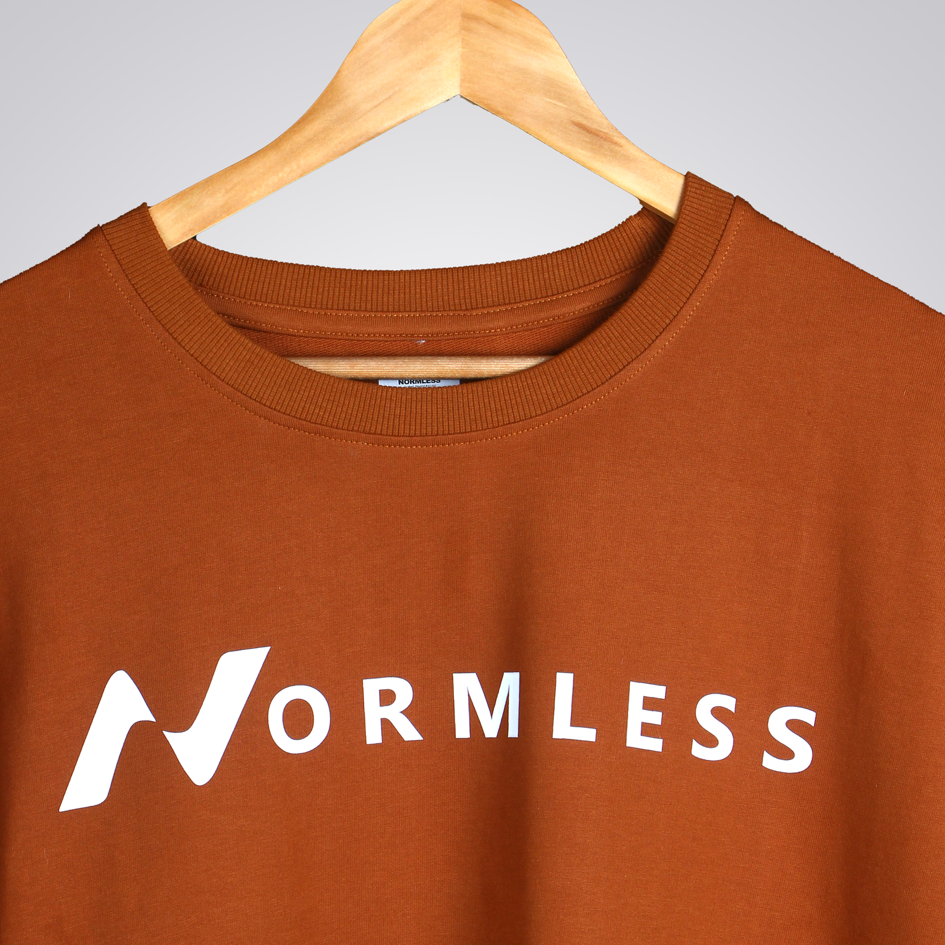 Normless Originals Oversized T-Shirt in Brown — Signature Edition