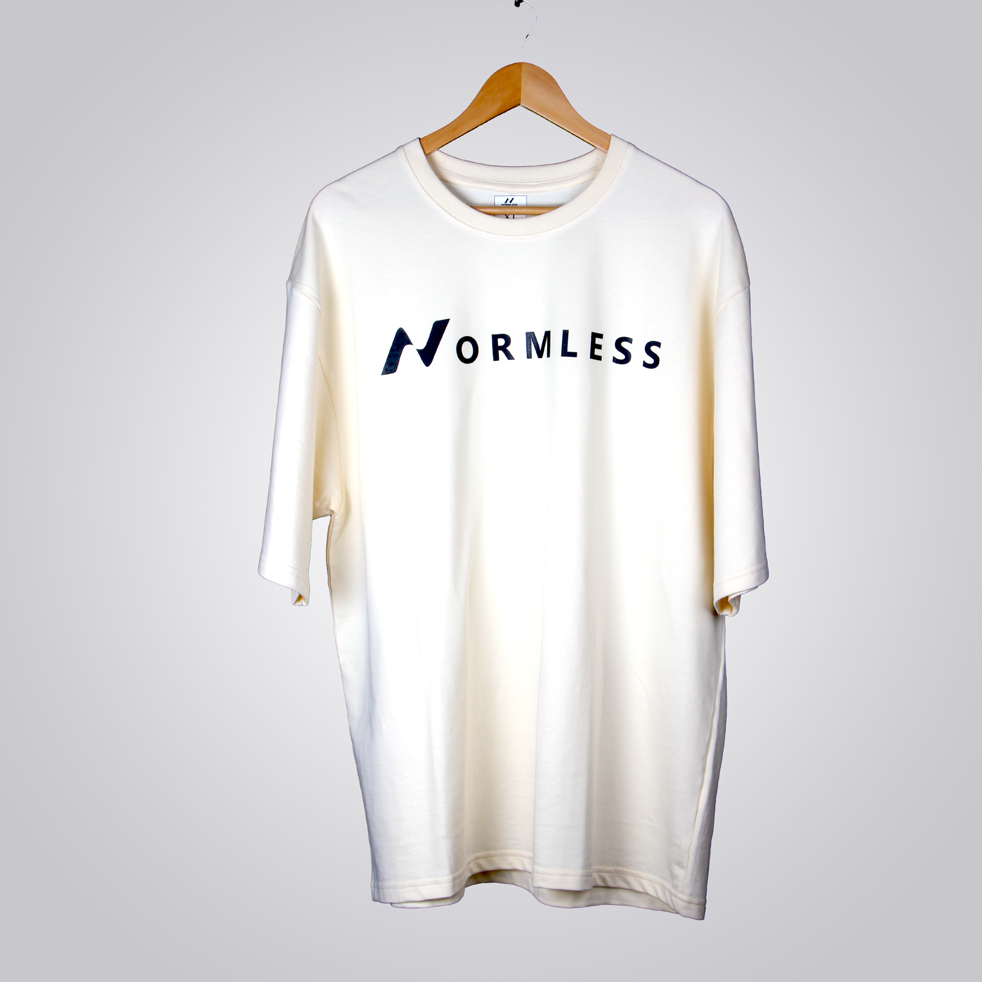 Normless Originals Oversized T-Shirt in Beige — Signature Edition