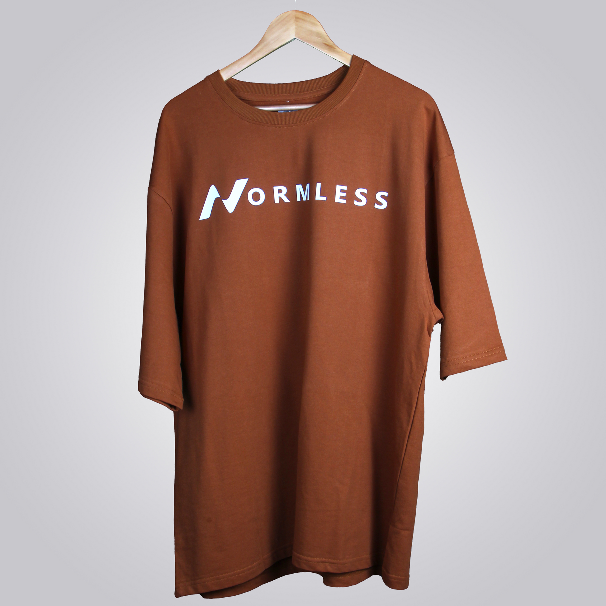 Normless Originals Oversized T-Shirt in Brown — Signature Edition
